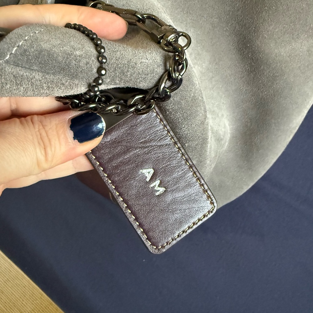 Coach 1941 Bandit Hobo 39 Grey Suede Extremely Rare - Picture 14 of 16